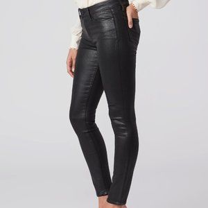 🖤 Paige Hoxton High-Rise Coated Ankle Skinny Jeans 28 (4-6)